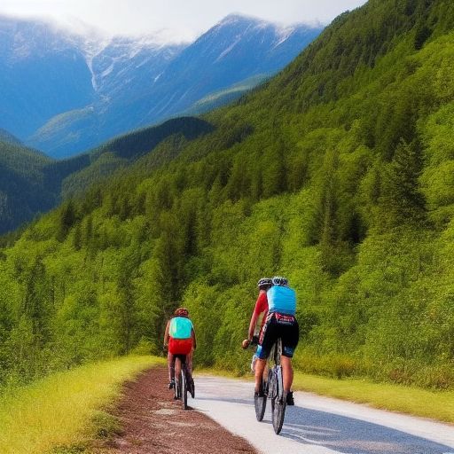 自行车越野：挑战林间山径的险峻